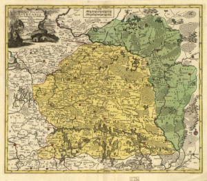 карта ВКЛ 1778 год