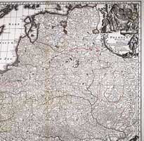 Карта ВКЛ Regnum Poloniae et Magni Ducatus Lithuaniae Matthias Seutter