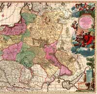 Карта ВКЛ 17 век