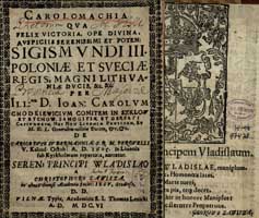 1605 Carolomachia — эпас Кшіштафа Завішы, прысвечаны Яну Каралю Хадкевічу