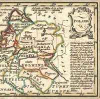 Границы ВКЛ, 1758 John Gibson, Poland