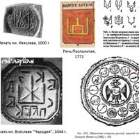 Полоцкое княжество, Княжеские печати и знаки