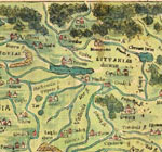 Карта ВКЛ 1556, Sebastian Munster — Litvaniae